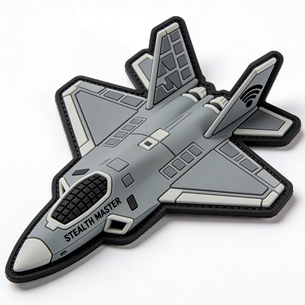 Factory Soft PVC Rubber Tactical Patch 3D Embossed Logo Moral Patch