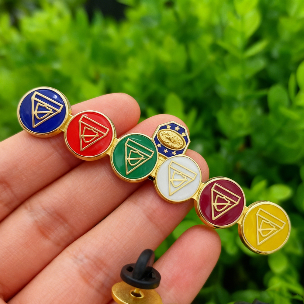 12 Years Factory Custom AdventSource Camporee Pathfinder Progressive Class bar Lapel Pins