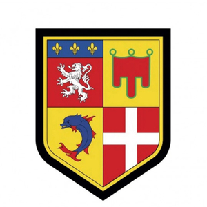 PVC Armband for the Auvergne Alpes Region Custom Soft Rubber Regional Patch Durable PVC Armband for Clothing Outdoor Gear Accessories