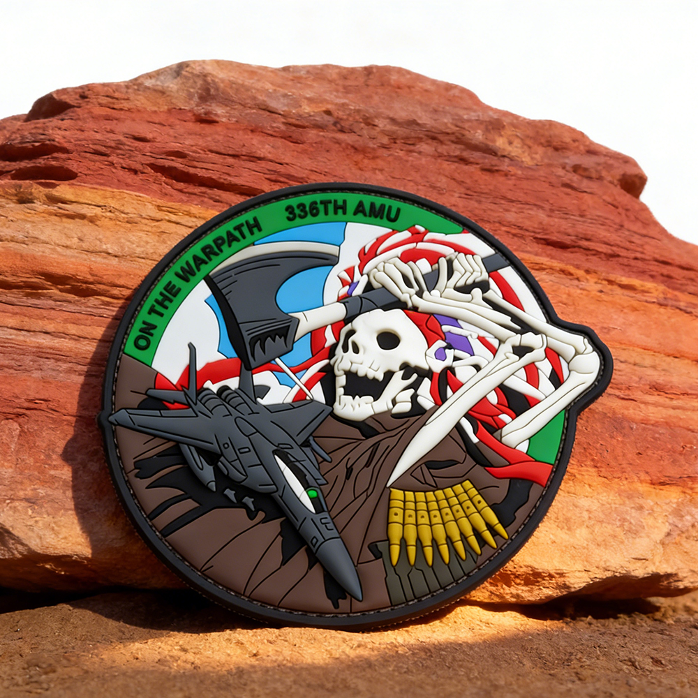 Custom 336TH AMU On The Warpath PVC Patch – Factory-Customized Themed Emblem