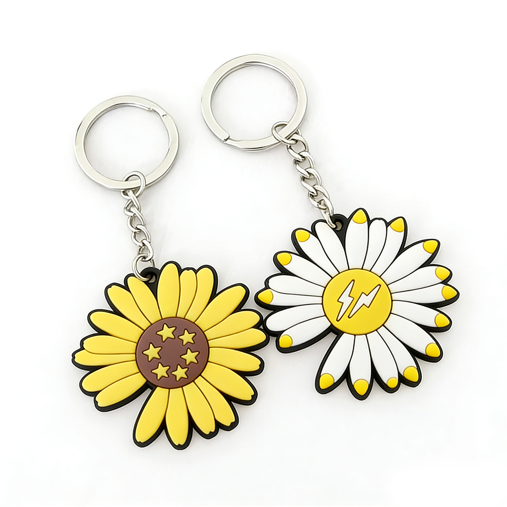 Sunflower Daisy Keychain for Women Party Favors Hanging Car Accessories Decorations for Theme Party Party Return Gifts