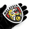 Malaysia Tiger Emblem PVC Morale Patch Custom Soft Rubber Malaysia National Style Patch for Bags Hats Gear
