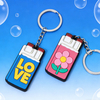 Custom Lighter Adorable Rubber Keychains with Unique Designs for Gifting