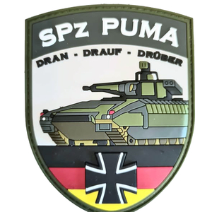 An Extensive Bundeswehr Unit Has Your PVC Patch Custom DE Patches Soft Rubber Emblem for Apparel Bags Gear Decoration