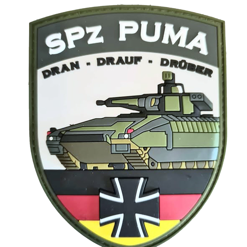 An Extensive Bundeswehr Unit Has Your PVC Patch Custom DE Patches Soft Rubber Emblem for Apparel Bags Gear Decoration