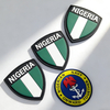 Custom Logo 3D Heat Press Transfer Transparent Silicone Beanie Custom NIGERIA PVC Soft Rubber Patches Labels with Velcro