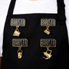 New Product Creativity Barista Apron Brooch Pin Fashion Coffee Pot Coffee Bean Enamel Pin Coffee Accessories Gift Lapel Pin