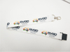 White heat transfer printed Lanyard
