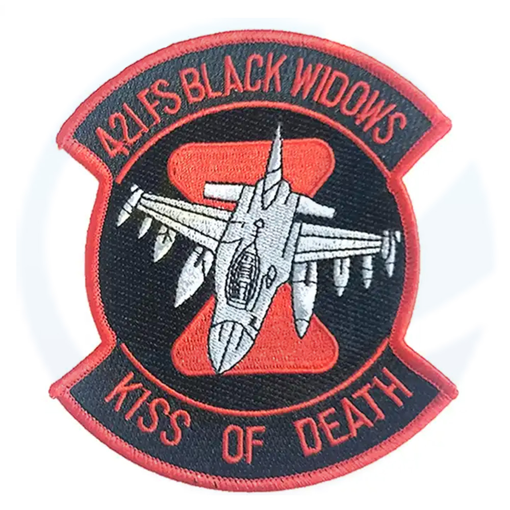 Wholesale Tactical Patches Velcroes Embroidered Flight Aviator Badge Custom Embroidery Patch Tactic