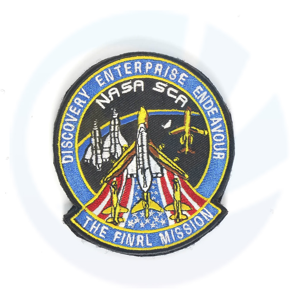 Space Administration Badge, Aviation Theme Embroidery Magic Stickers Patch, Used For Clothing Jackets, Jeans, Trousers