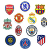 Soccer club logo handmade embroidery iron on sport football patch team patch for Jersey Caps