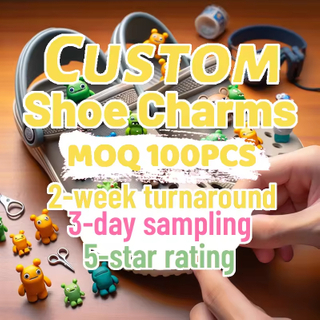 Personalized shoe charm Custom shoe charms designers PVC LOGO cartoon Anime custom shoe Charms packs for clogs