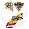 Low MOQ Caeer Promesa 2024 international path finder camporee badge pin lapel pin