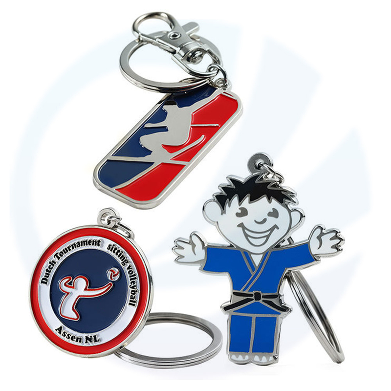 Skiing Baseball Taekwondo Sports Key Chain