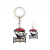 Custom Shape Logo 2D 3D Enamel KeyChain Name Letter Zinc Alloy Metal Keyring Keychain
