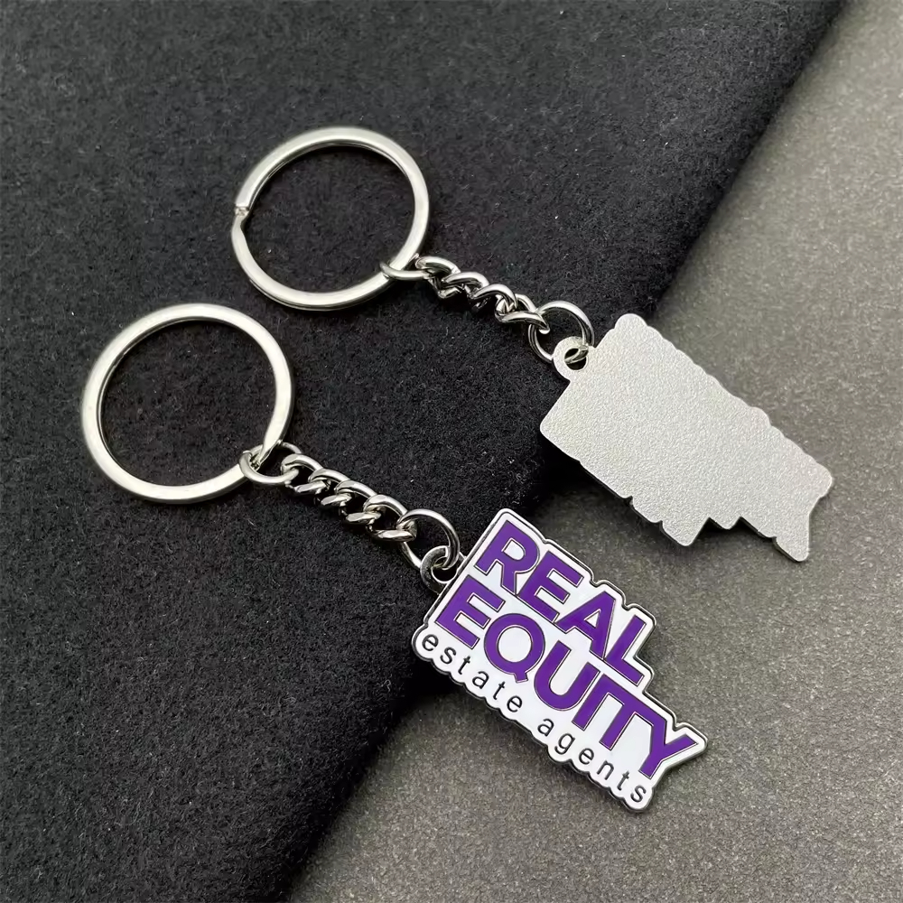 High Quality Custom Metal Car Keyrings Zinc Alloy Car Keychain