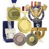 Bronze Metal Sports Trophy Medal Maker Gold Silver Simple Manufacturer in China Medal Display Europe Custom Medals