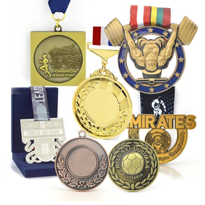 Bronze Metal Sports Trophy Medal Maker Gold Silver Simple Manufacturer in China Medal Display Europe Custom Medals