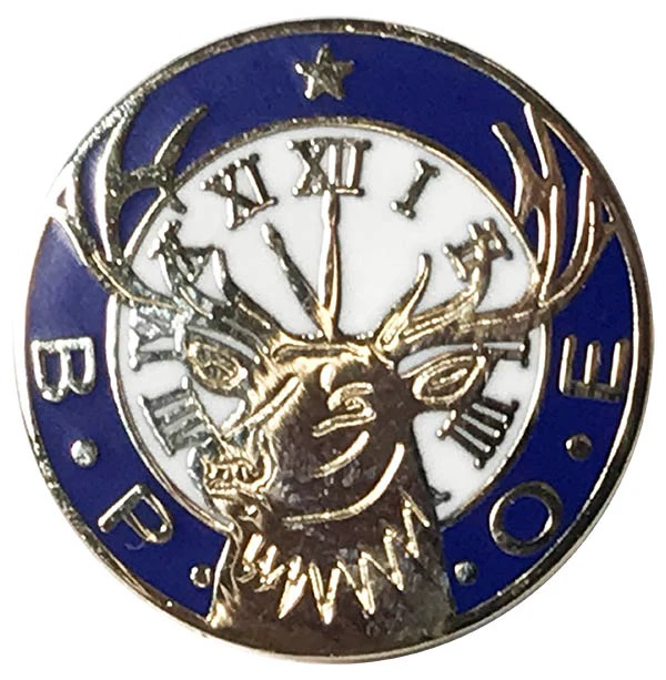 Elks Lodge Lapel Pin Benevolent and Protective Order of Elks Hat Pin Flags Club