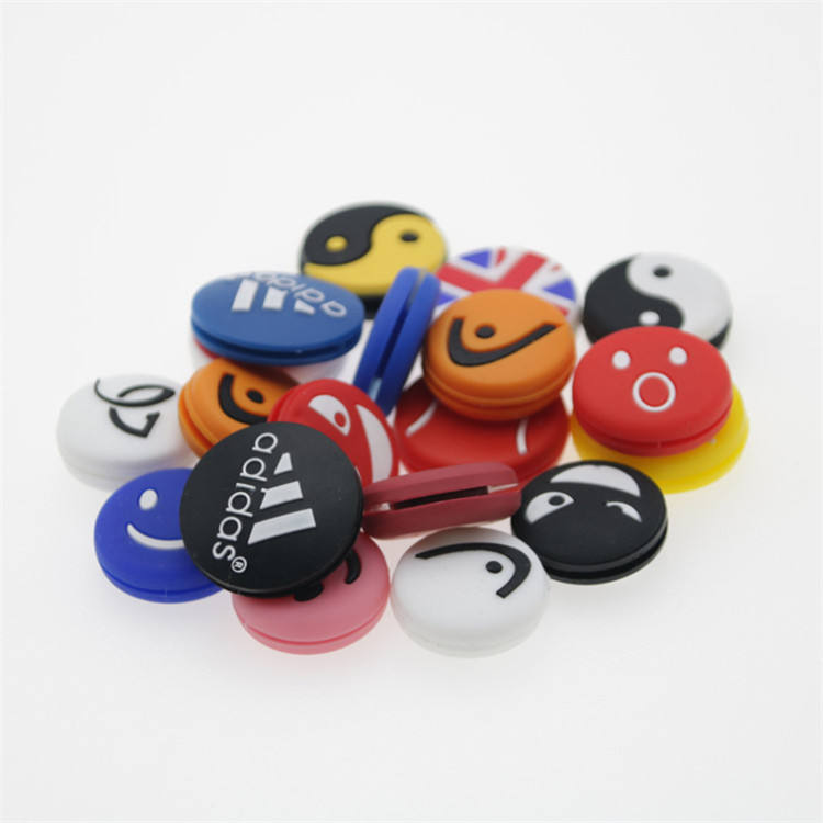Custom PVC silicone Vibration Tennis Dampener Tennis String Vibration Dampener