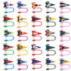 factory wholesale customized reusable eco-friendly straws lids straw cover pink yellow green 10mm silicone straw topper