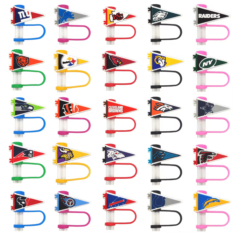 factory wholesale customized reusable eco-friendly straws lids straw cover pink yellow green 10mm silicone straw topper