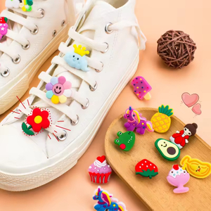 Adorable colorful shoe Charm cartoon cute shoelace buckle