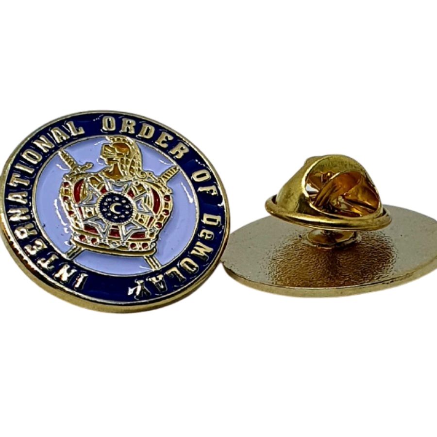 Custom International Order Of DeMolay Lapel Pin