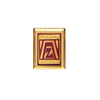 Custom ZONTA International Civic Club Lapel Stick Pin Gold Colored Badges
