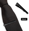 Wholesale Factory Set Clasp Custom Logo Gold Black Silver Metal Tie Bar Pin Blank Men Necktie Shirt Blank Tie Clips