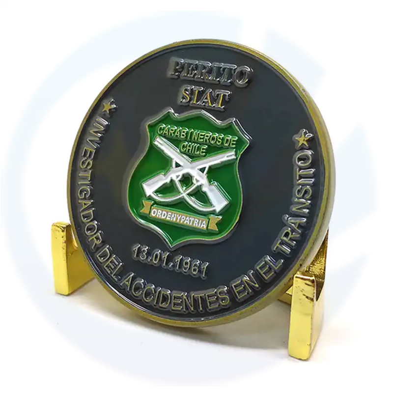 Cheap Wholesale Manufacturers Blank Brass Security Copper Stamping Dies Souvenir Chile Custom Challenge Commemorative Coin