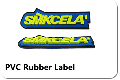 PVC rubber label