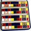 Custom Enamel Military Ribbon Bar - Personalized Award and Service Ribbon Bar for Military Uniforms and Veterans