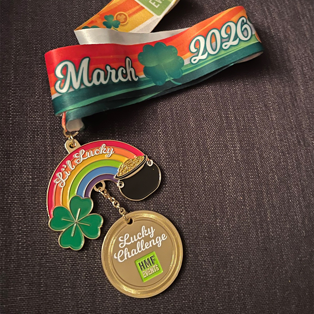 Custom St. Patrick’s Day Shamrock Medal – Irish Festival Award & Lucky Green Souvenir