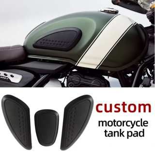 Motorcycle Tank Protector Rubber Pad Knee Grip Decal for Bike Modification Brands OEM Factory