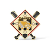 Custom American Baseball Club Uniform Number Badge Metal Lapel Pin Enamel Baseball Team Hat Trading Pins