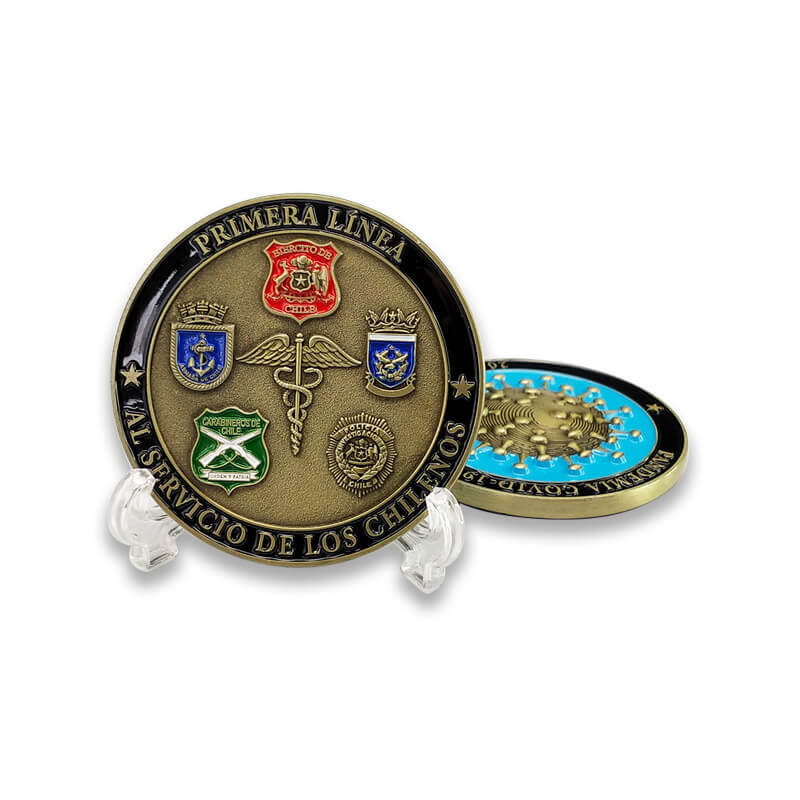 military steel giant Challenge Coin