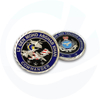 military stone circle Challenge Coin