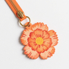 High Quality Sunflower Logo Zip Puller Pvc White Pvc Flower Badges Silicone Zipper Slider Premium Zipper Sliders