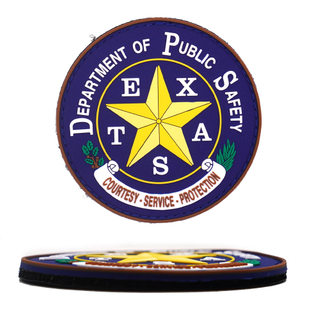 Hat Patches Custom Texas Logo Heat Press Sew Iron on Embossed Rubber Badges Silicone Soft 2D 3D Tactical Pvc Patch for Clothing