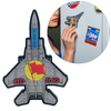 Wholesale Sticker Decoration Custom Logo Design Promotional Soft PVC Refrigerator Customize Airplane Rubber Fridge Magnet