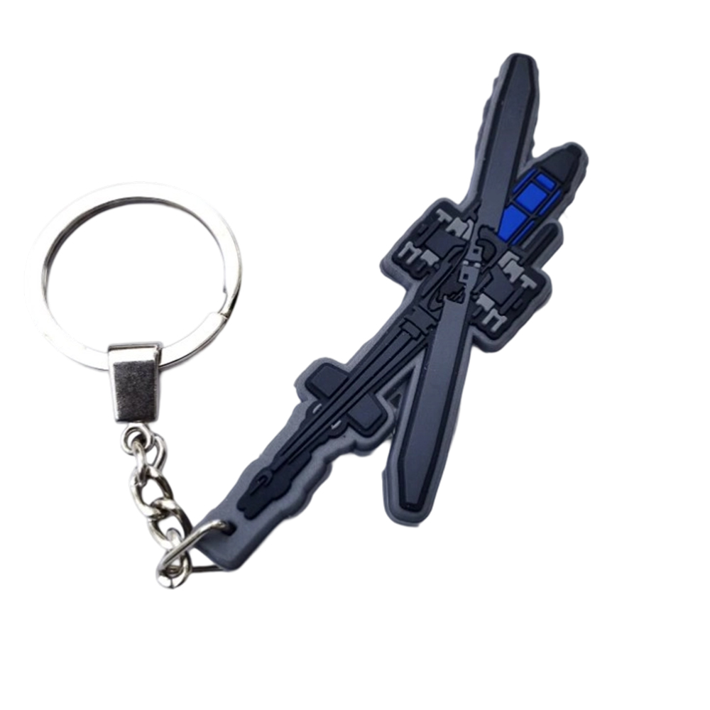 Customized Middle East Airplane Key Chain for Advertisement Factory Cheap Price Custom Pvc Rubber Keychain for Promotion Gift