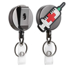 Medical Retractable Pull Badge Reel ID Lanyard Name Tag Card Badge Holder Reels Doctor Nurse Supplies Credential Holder 3D PVC