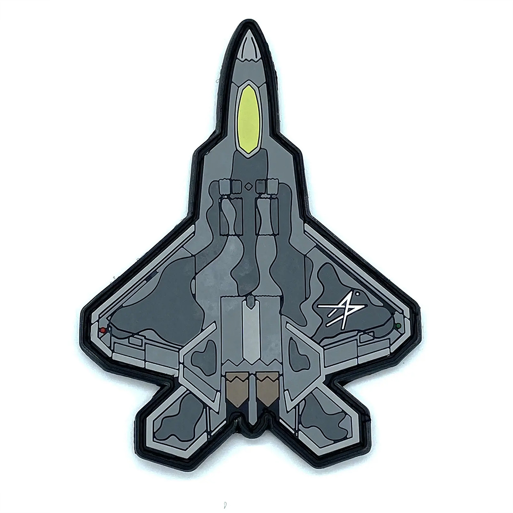 Professional Custom Aircraft Clothing Hat Airplane logo 3D Soft Rubber PVC Silicone Embossed Patch Label Tactical Pvc Patch