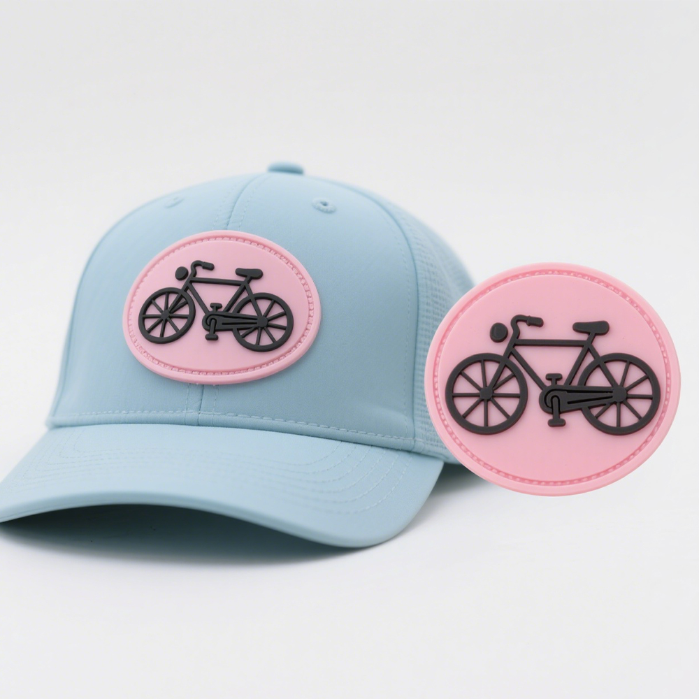 Round Motorcycle Patches Bicycle Logo Biker Hats Accessories Sewing Men's Bike Iron on Hat Patch Bandas Custom