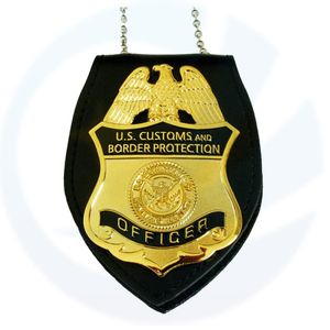 US CBP Officer Customs and Border Protection Badge Solid Copper Replica Movie Props