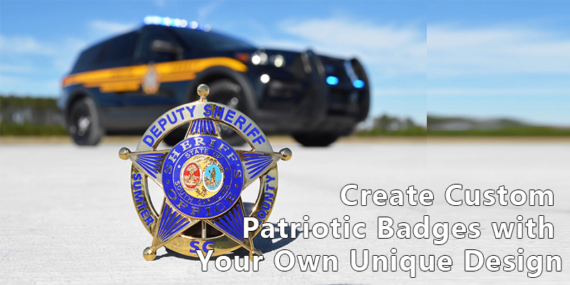 Create Custom Patriotic Badges with Your Own Unique Design