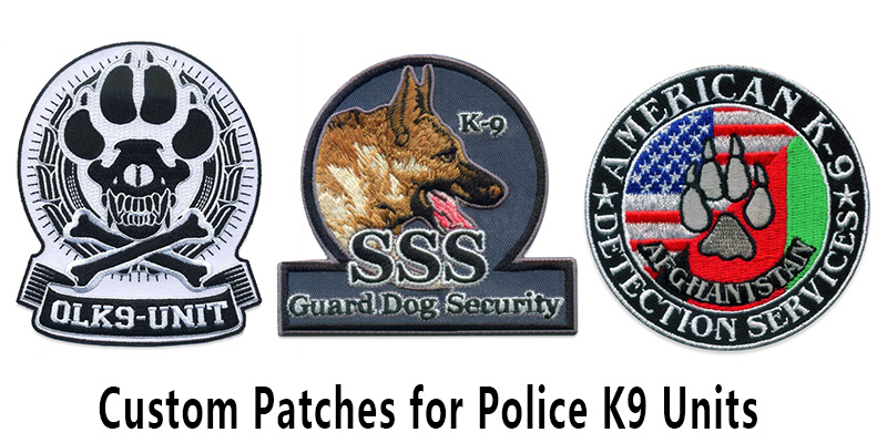Custom Patches for Police K9 Units