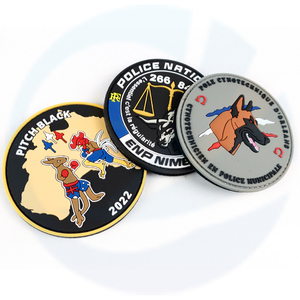 Factory Custom Round Soft PVC Patch Customized Tactical Patches
