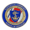 Customized Design Logo Velvet Commemorative Coin Gift Box Metal Stamping Soft Enamel Zinc Alloy Custom U.S. Coast Guard Challenge Coins